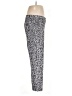 Adrianna Papell Animal Print Silver Casual Pants Size 12 - photo 4