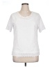 Chances R White Short Sleeve Top Size XL - photo 1