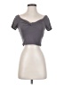 Volcom Gray Short Sleeve Top Size XS - photo 1