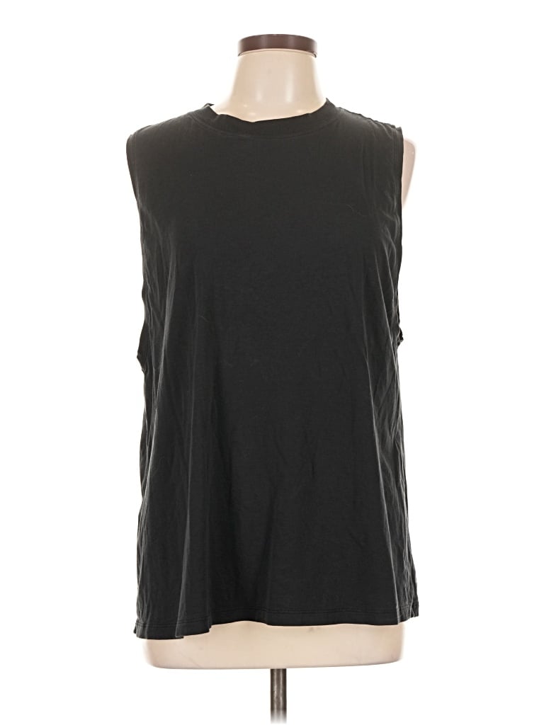 Pre-owned Lululemon Athletica Sleeveless T-shirt In Black