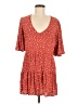 Mustard Seed 100% Rayon Polka Dots Red Casual Dress Size M - photo 1