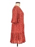 Mustard Seed 100% Rayon Polka Dots Red Casual Dress Size M - photo 4