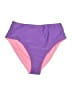 No Boundaries Color Block Purple Swimsuit Bottoms Size 11 - 13 - photo 1