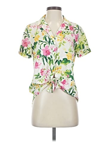Tommy Bahama Short Sleeve Silk Top (view 1)
