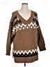 Old Navy Chevron-herringbone Brown Pullover Sweater Size XL - photo 1