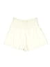 Assorted Brands Solid Ivory Shorts Size S - photo 1