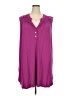 Avenue Purple Sleeveless Blouse Size 30 - 32 Plus - photo 1