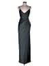 BHLDN 100% Polyester Gray Teal Cocktail Dress Size 4 - photo 1