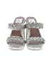 DV by Dolce Vita Metallic Silver Tan Sandals Size 6 1/2 - photo 2