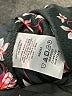 Ann Taylor 100% Polyester Floral Black Long Sleeve Blouse Size S - photo 8