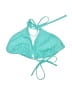 Shade & Shore Polka Dots Teal Swimsuit Top Size XL - photo 1