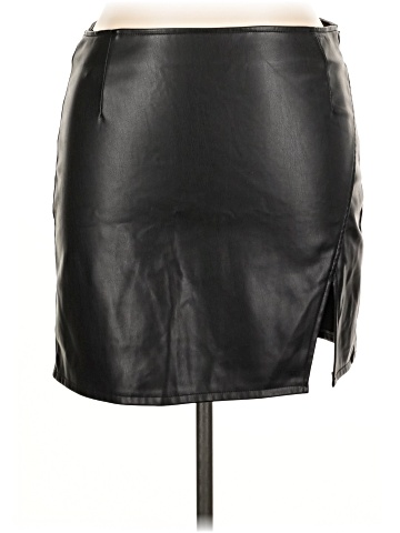 Vero Moda Faux Leather Skirt (view 1)
