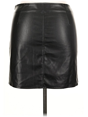 Vero Moda Faux Leather Skirt (view 2)