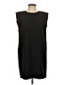 Zara 100% Polyester Solid Black Casual Dress Size S - photo 1