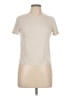 Things Between Solid Tan Short Sleeve Turtleneck Size L - photo 1