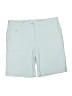 IZOD Solid Blue Khaki Shorts Size 10 - photo 1