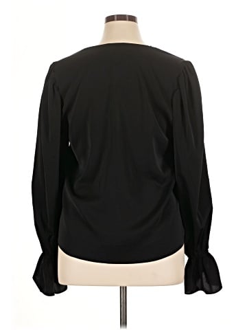 Aqua 3/4 Sleeve Blouse (view 2)