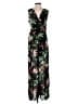 Allison Joy 100% Polyester Tropical Black Casual Dress Size S - photo 1