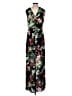 Allison Joy 100% Polyester Tropical Black Casual Dress Size S - photo 2