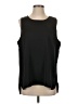 Halogen 100% Polyester Black Sleeveless T-Shirt Size L - photo 1