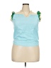 Unbranded Teal Sleeveless Blouse Size XXL (estimated) - photo 1