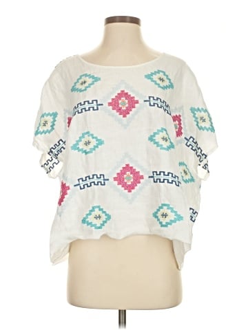 JW Los Angeles 3/4 Sleeve Blouse (view 1)
