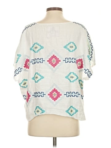 JW Los Angeles 3/4 Sleeve Blouse (view 2)