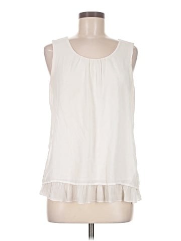 Black Saks Fifth Avenue Sleeveless Blouse (view 1)