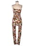 Abaete White Orange Casual Dress Size M - photo 1