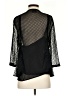 Vanessa Virginia 100% Polyester Black 3/4 Sleeve Blouse Size 4 - photo 2