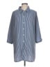 Shein Stripes Blue 3/4 Sleeve Blouse Size 12 - photo 1