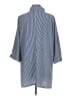 Shein Stripes Blue 3/4 Sleeve Blouse Size 12 - photo 2