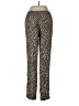 Rebecca Taylor Animal Print Gold Casual Pants Size 6 - photo 2