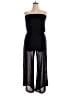 Heart Soul Solid Black Jumpsuit Size XL - photo 1