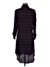 Just Fab 100% Rayon Plaid Black Casual Dress Size M - photo 2