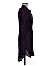 Just Fab 100% Rayon Plaid Black Casual Dress Size M - photo 4