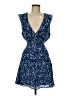 Parker 100% Polyester Blue Casual Dress Size M - photo 1