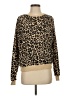 Maeve Animal Print Tan Pullover Sweater Size XS - photo 1