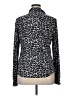 Isabella Rodriguez Animal Print Silver Long Sleeve Blouse Size 1X - photo 2