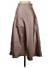 Unbranded Solid Brown Faux Leather Skirt Size XS - photo 1