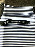 Zara Chevron-herringbone Blue Long Sleeve Blouse Size L - photo 7