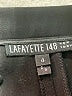 Lafayette 148 New York Solid Black Wool Pants Size 4 - photo 7