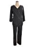 Suzanne Betro Stripes Black Jumpsuit Size 1X - photo 1