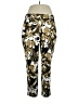 Chico's 100% Polyester Print Gold Casual Pants Size Lg (2.5) - photo 1