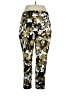 Chico's 100% Polyester Print Gold Casual Pants Size Lg (2.5) - photo 2