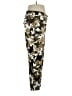 Chico's 100% Polyester Print Gold Casual Pants Size Lg (2.5) - photo 4