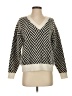 Stella + Lorenzo Chevron-herringbone Ivory Pullover Sweater Size XS - photo 1