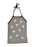 Justice Stripes Black Halter Top Size 12 - photo 1