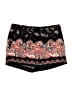Ann Taylor LOFT 100% Polyester Paisley Black Shorts Size 00 - photo 1