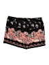 Ann Taylor LOFT 100% Polyester Paisley Black Shorts Size 00 - photo 2
